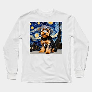 Yorkiepooie Night Long Sleeve T-Shirt